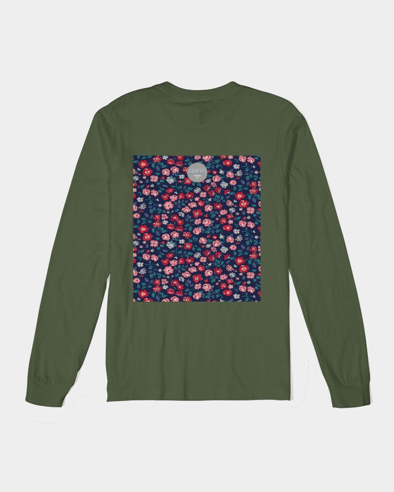 Midnight blue pretty glance. Unisex Jersey Long Sleeve Tee | Bella + Canvas