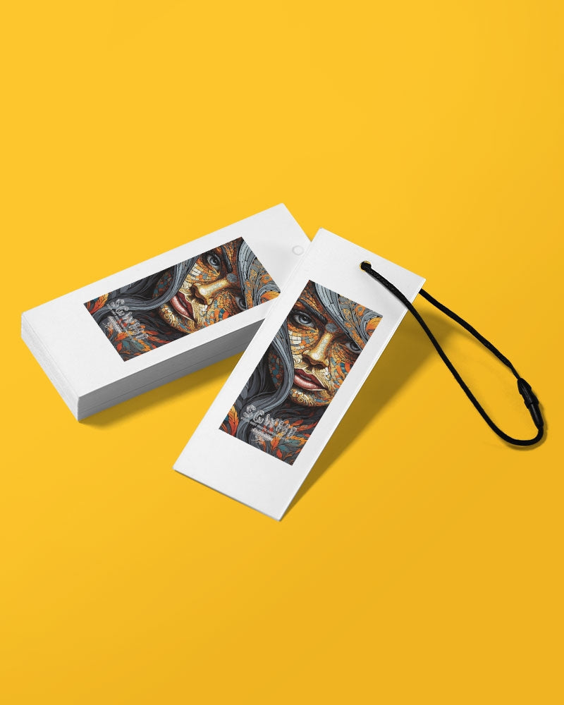 Beautiful Mosaic White Sister Bulk Custom Hangtags