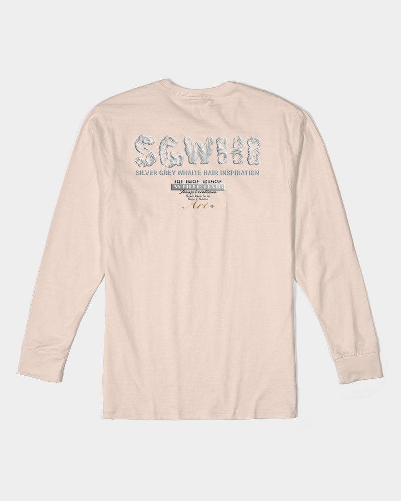 Black silver grey brother Unisex Long Sleeve Tee | Lane Seven