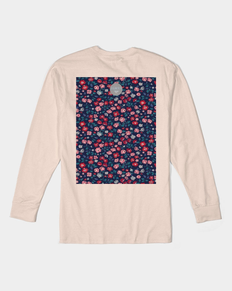 Midnight blue pretty glance. Unisex Long Sleeve Tee | Lane Seven