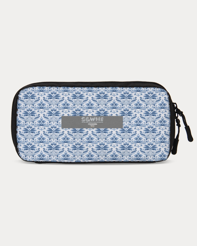 light blue Royal patten Small Travel Organizer