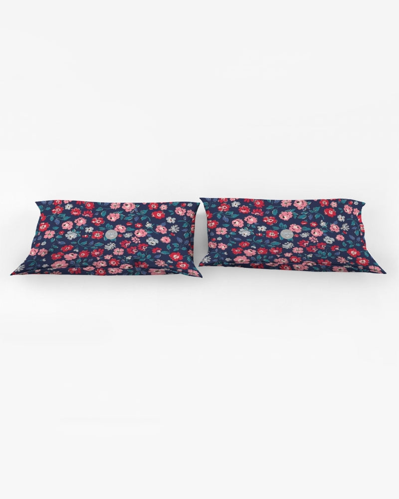 Midnight blue pretty glance. King Pillow Case