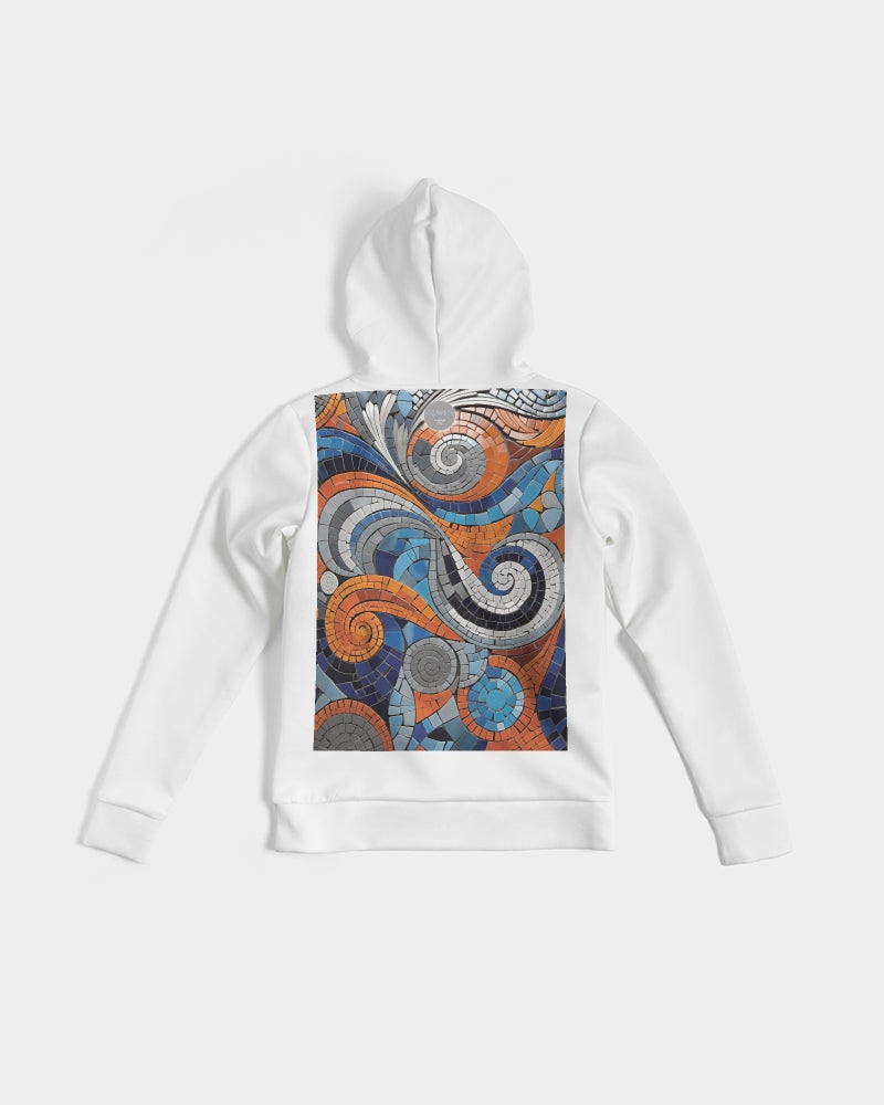 Beautiful Mosaic White Sister Women's All-Over Print Hoodie