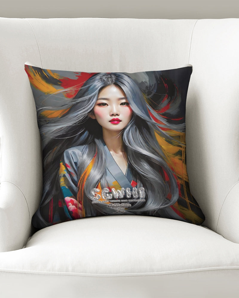 This is part three of a three part collection Throw Pillow Case 16"x16"