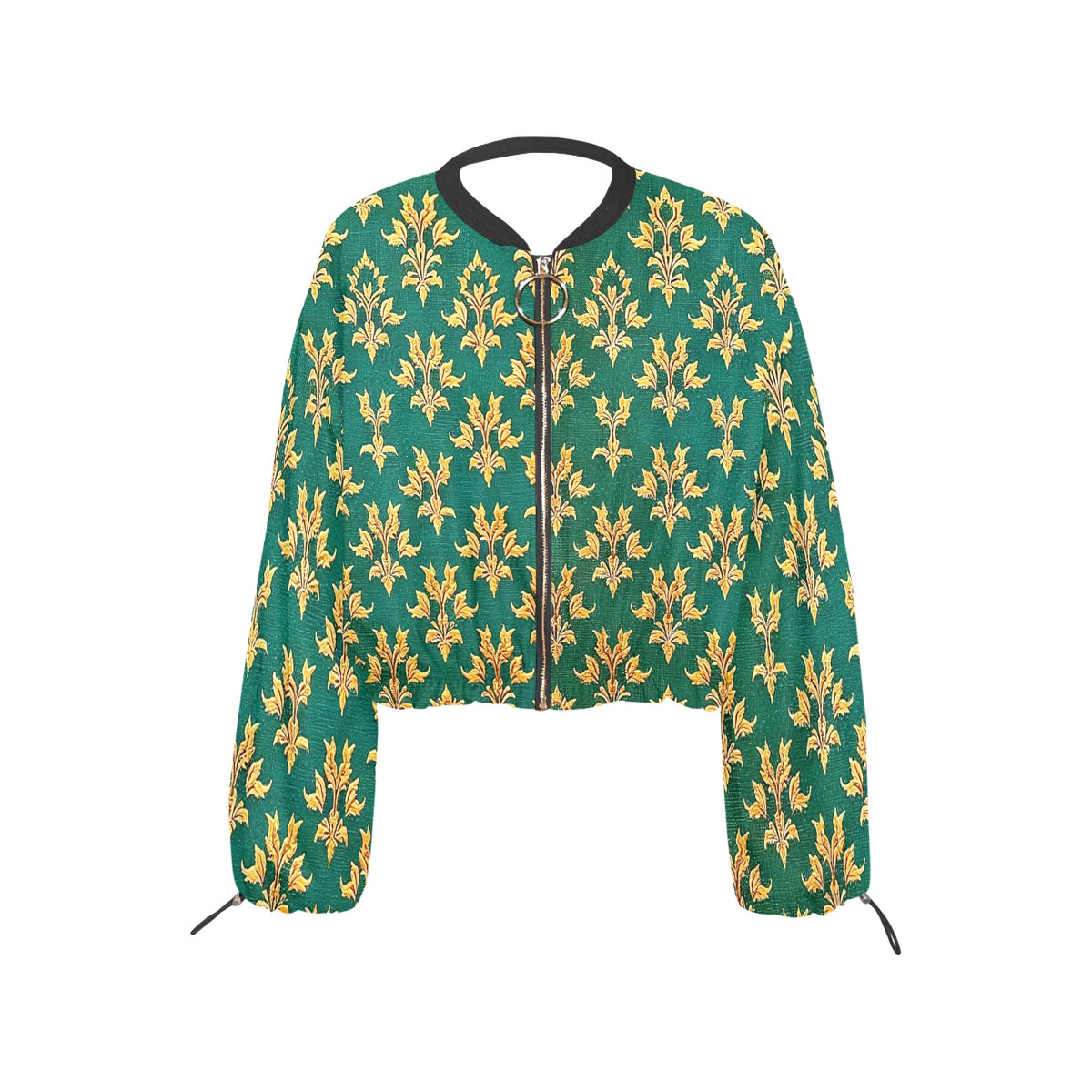 Women's Chiffon Cropped Jacket (Model H30)