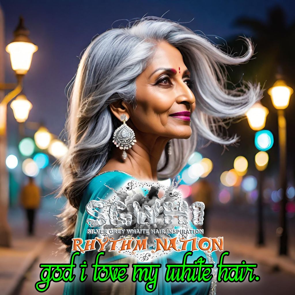 God I Love my White Hair
