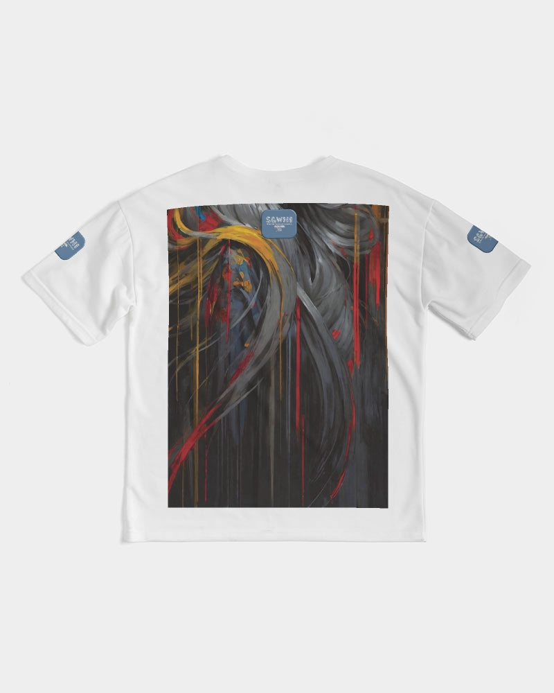White Knight, Men's All-Over Print Premium Heavyweight Tee