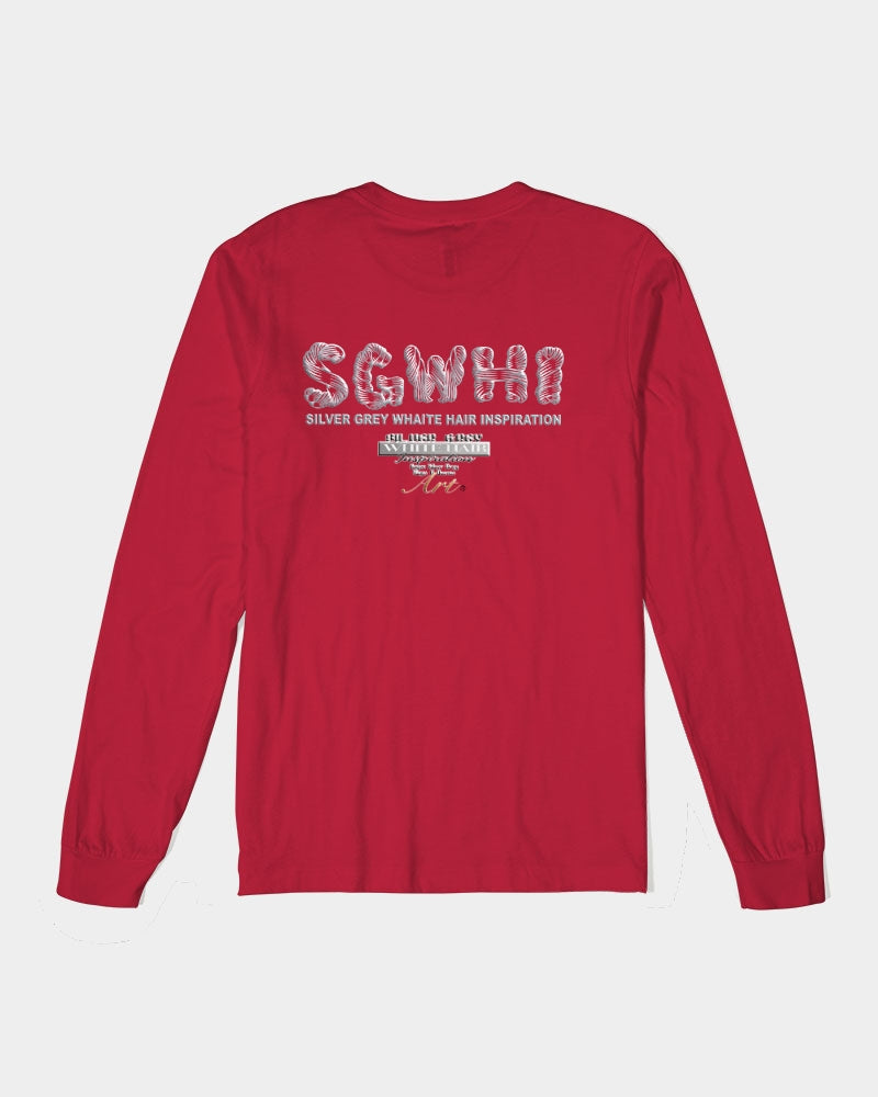 Black silver grey brother Unisex Jersey Long Sleeve Tee | Bella + Canvas
