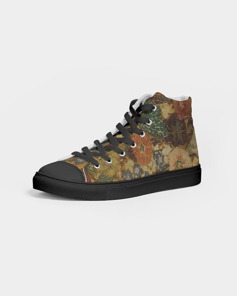 Autumn play Women's Hightop Canvas Shoe - Black