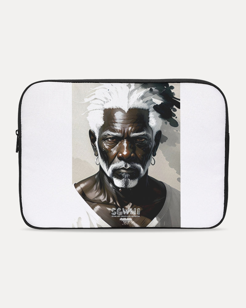 Black silver grey brother Laptop Sleeve