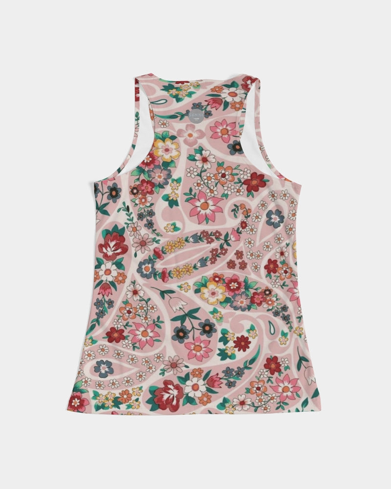 Pink abstract Pretty Sisters Women's All-Over Print Tank
