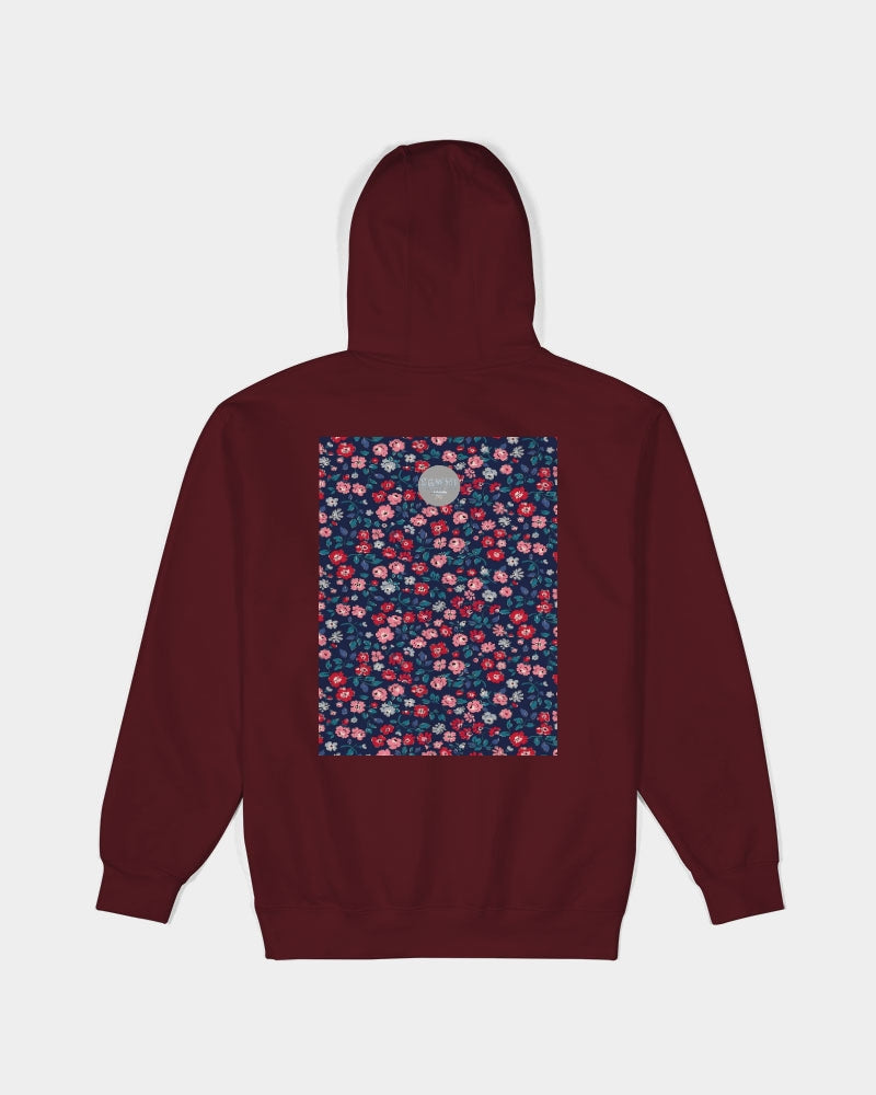 Midnight blue pretty glance. Unisex Premium Pullover Hoodie | Lane Seven