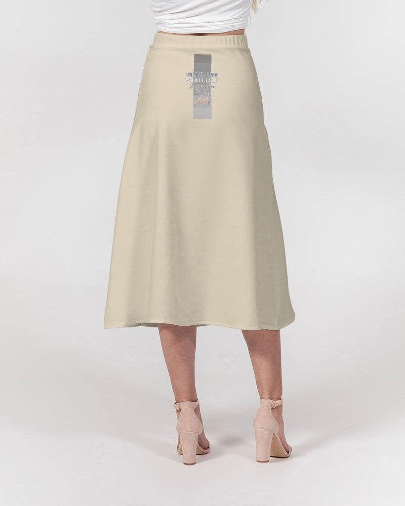 Asian silverfox Women's A-Line Midi Skirt