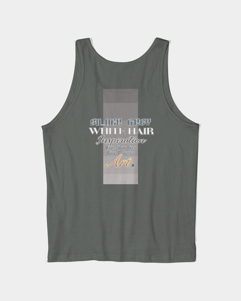 New silver grey Man style Unisex Jersey Tank | Bella + Canvas