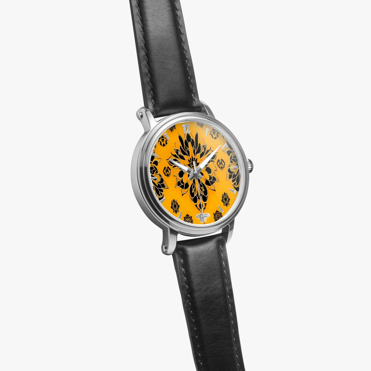 Silver grey White hair inspiration 46mm Unisex Automatic Watch (Silver)
