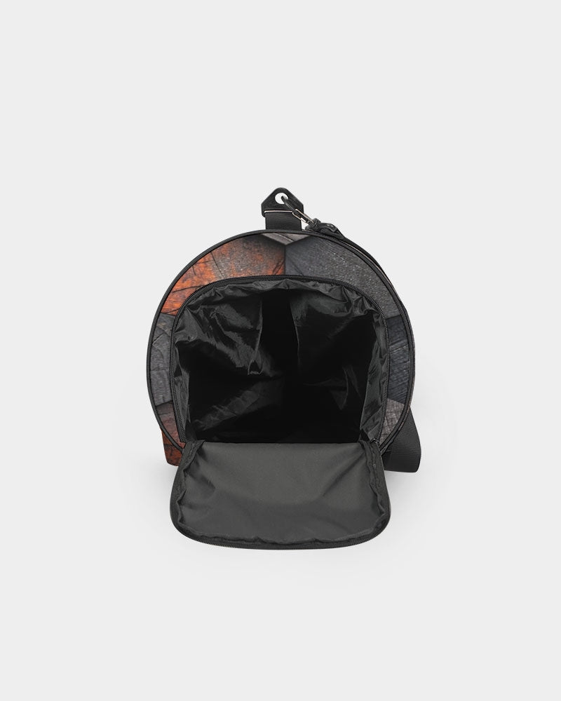 Cool stone hexagon patten 3D Sports Duffle Bag
