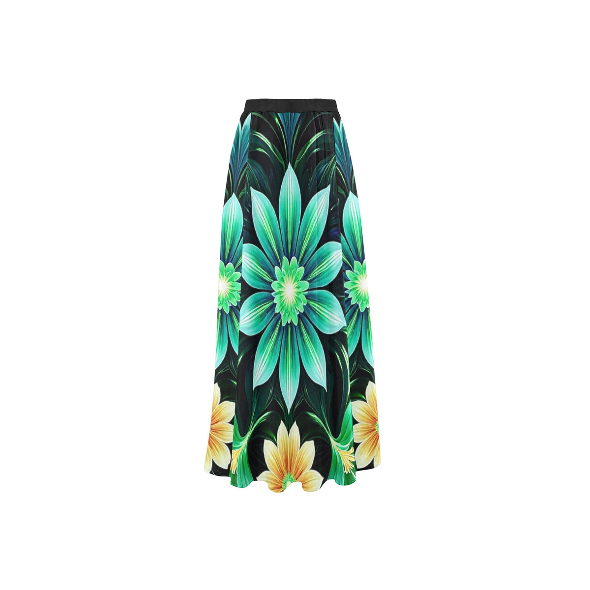 Women's High Slit Long Beach Dress (S40)