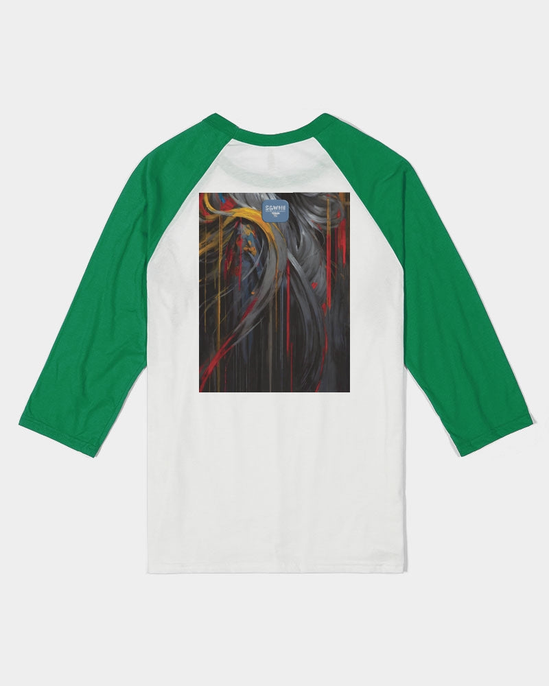 White Knight, Three-Quarter Sleeve Baseball Tee | Bella + Canvas