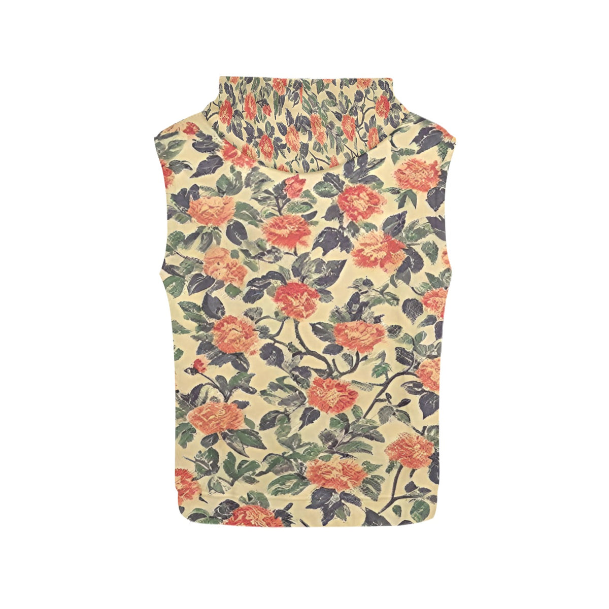 Women's All Over Print Sleeveless Hoodie (Model H15)