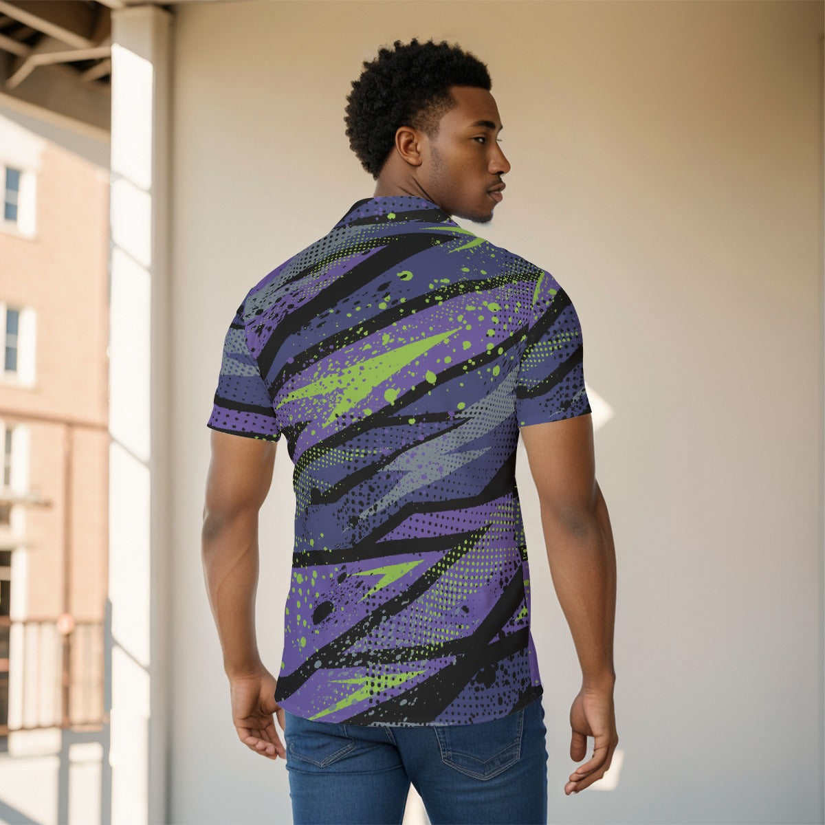 All-Over Print Men's short sleeve Shirt