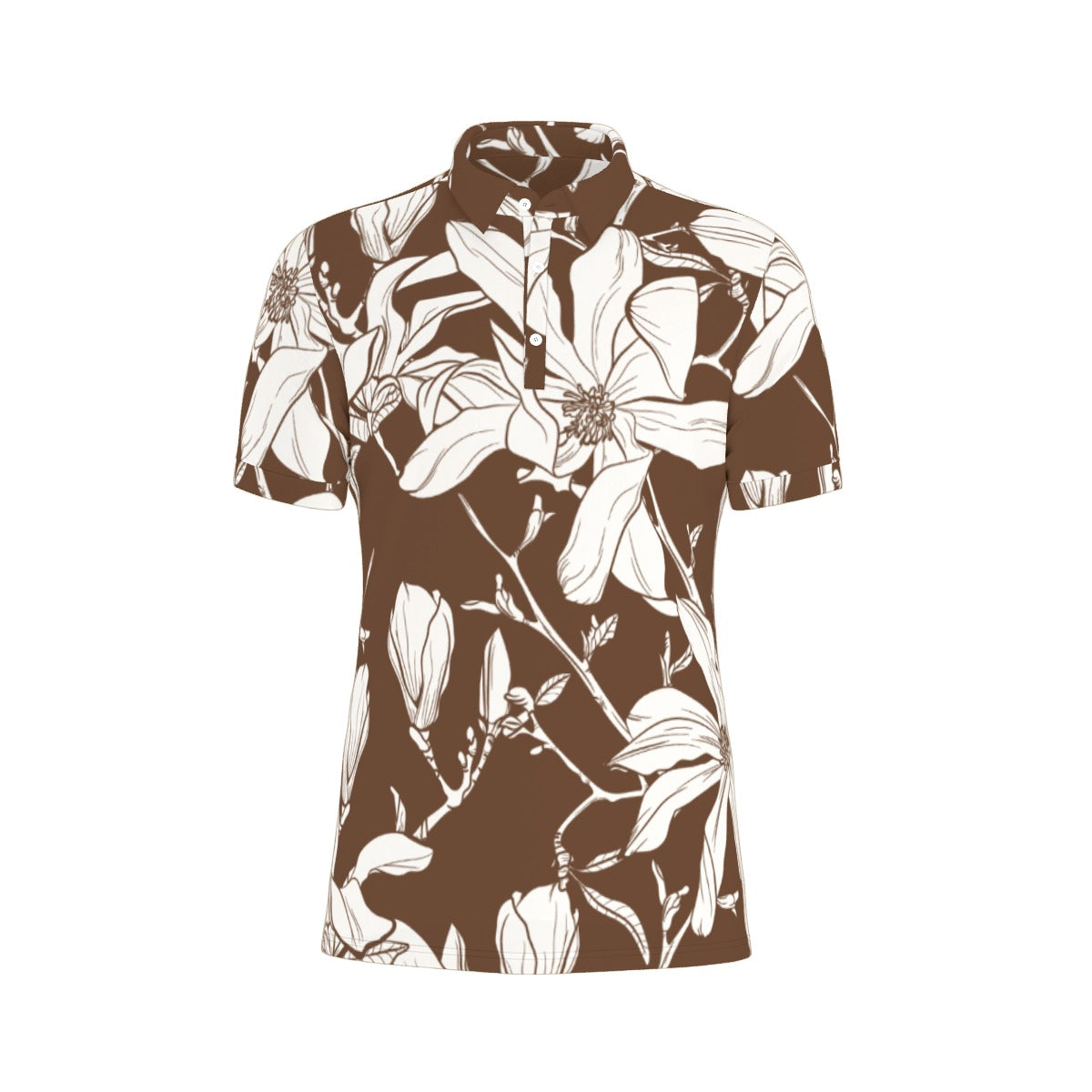 All-Over Print Men's Stretch Polo Shirt
