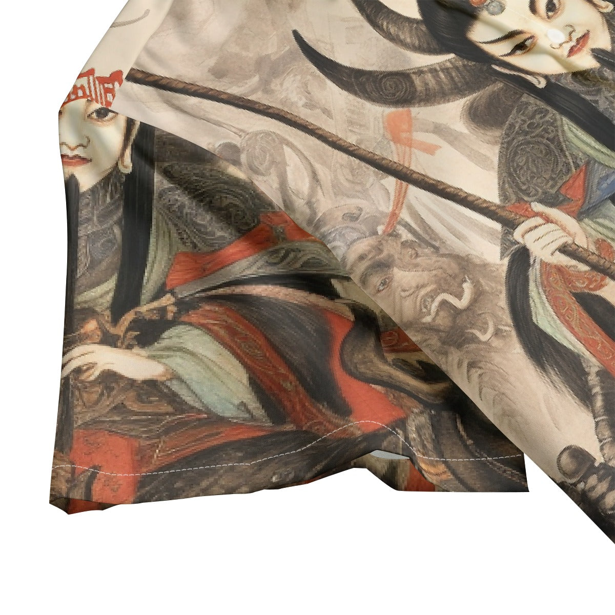 All-Over Print Men's Hawaiian Shirt With Button Closure