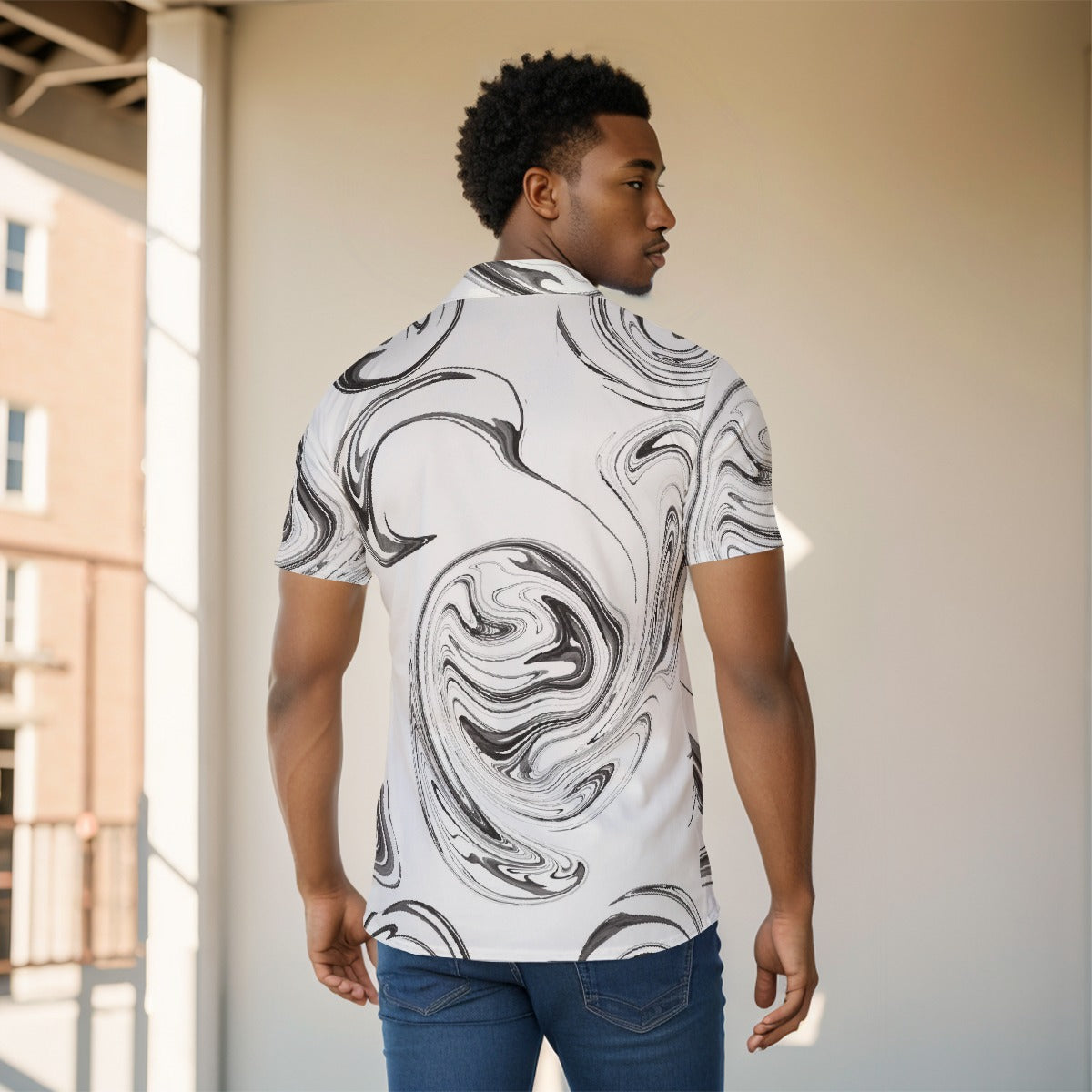 All-Over Print Men's short sleeve Shirt