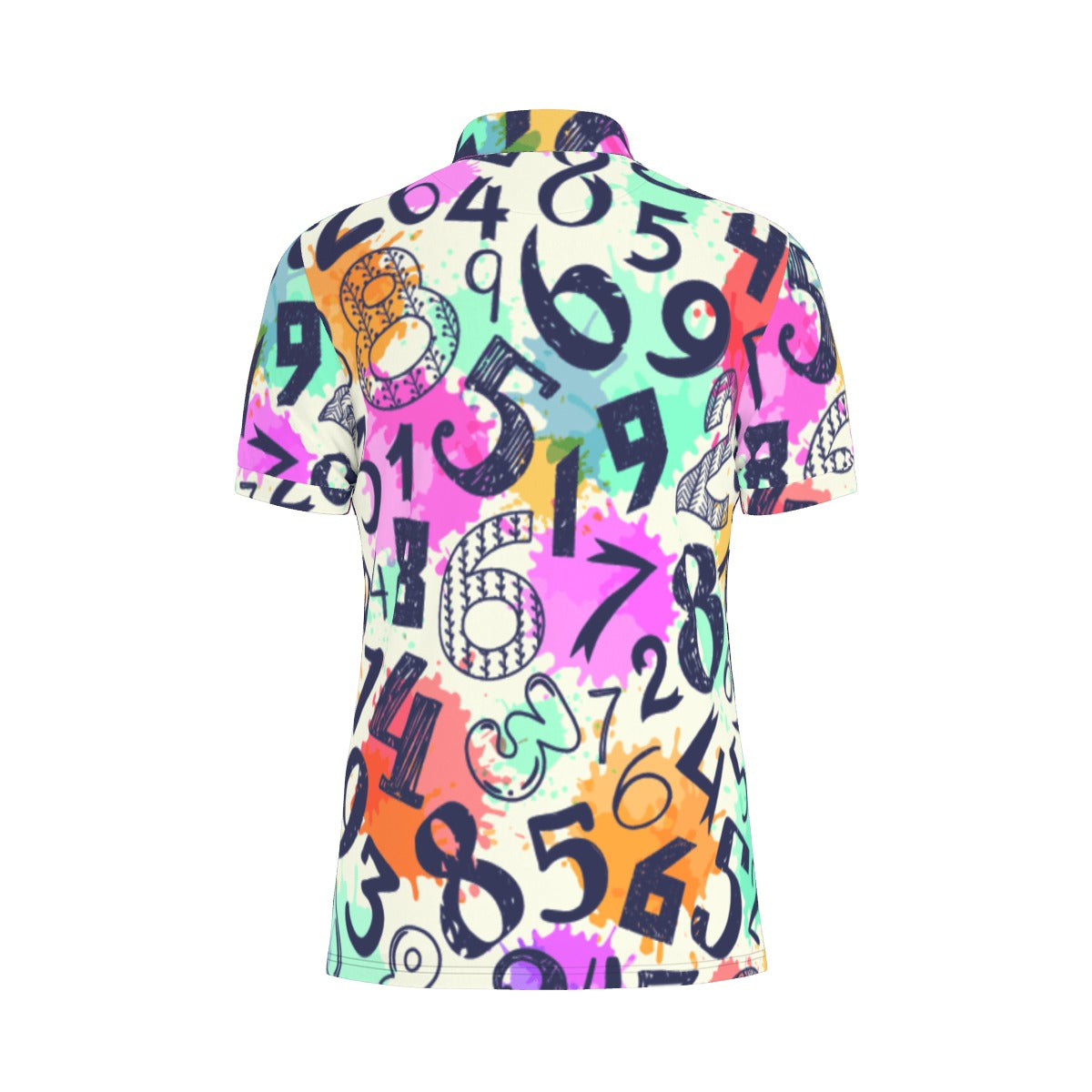 All-Over Print Men's Stretch Polo Shirt