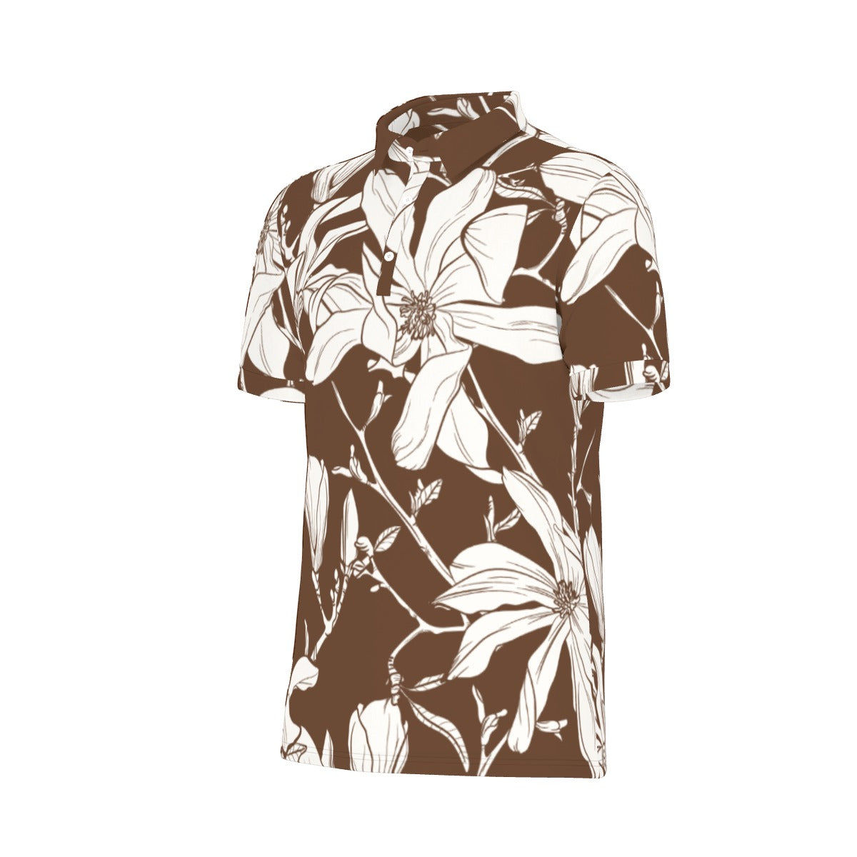 All-Over Print Men's Stretch Polo Shirt