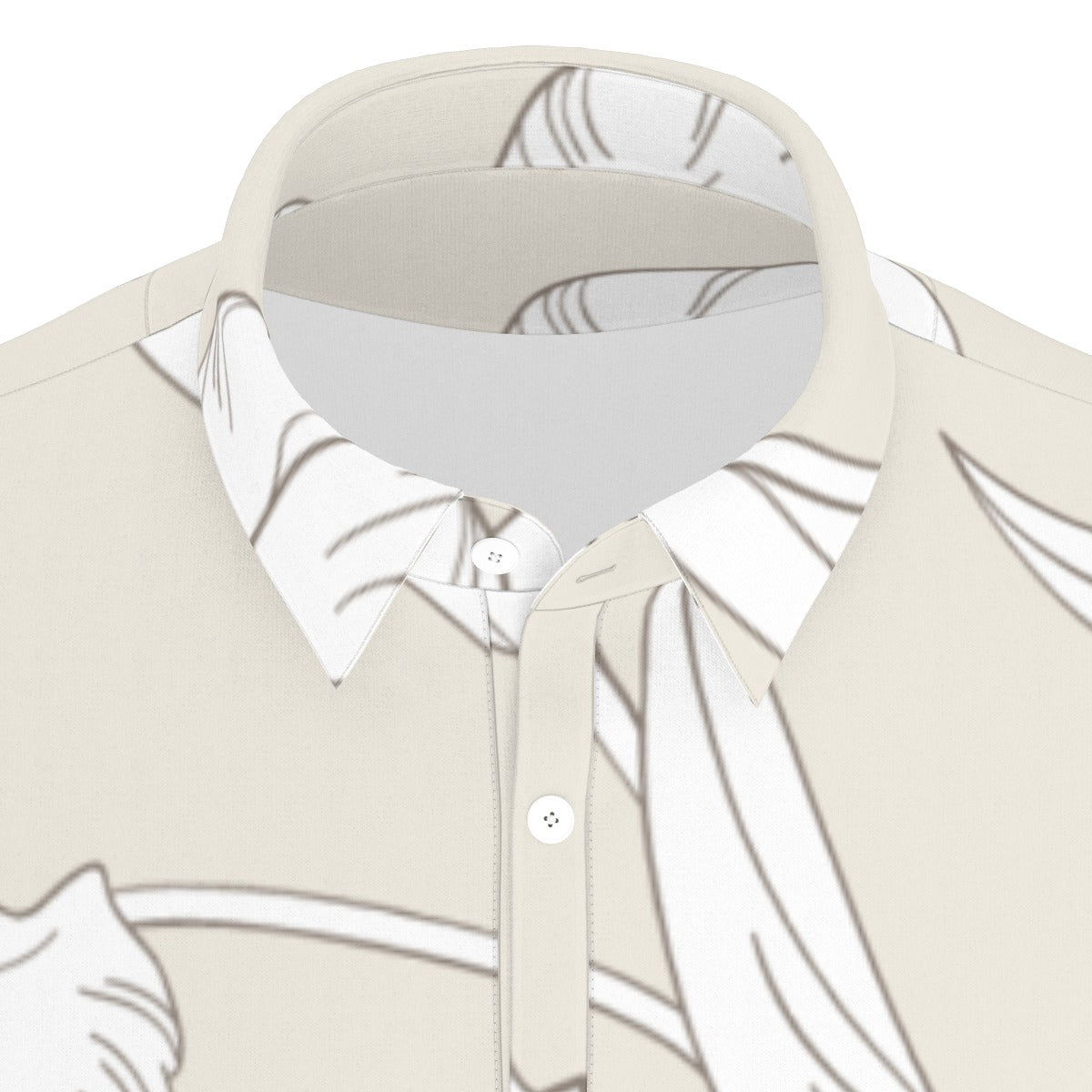 All-Over Print Men's Stretch Polo Shirt