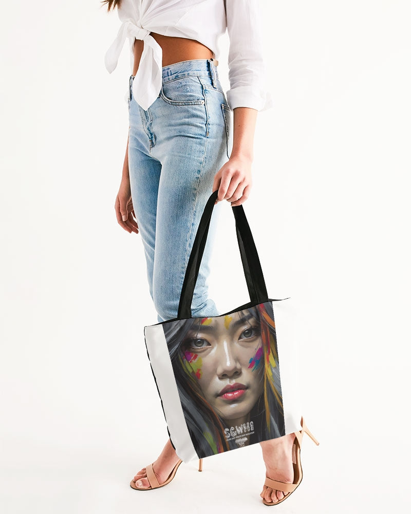 Asian Collection (Part 2 ) Canvas Zip Tote