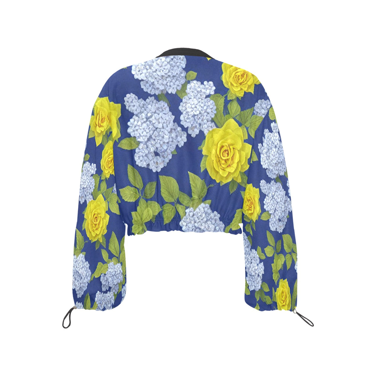 Women's Chiffon Cropped Jacket (Model H30)