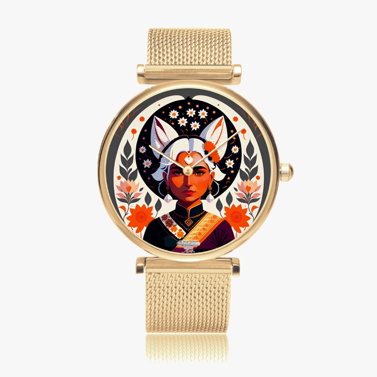 Indian Silverfox. New Stylish Ultra-Thin Quartz Watch