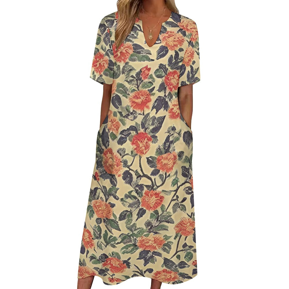 7-point sleeve dress