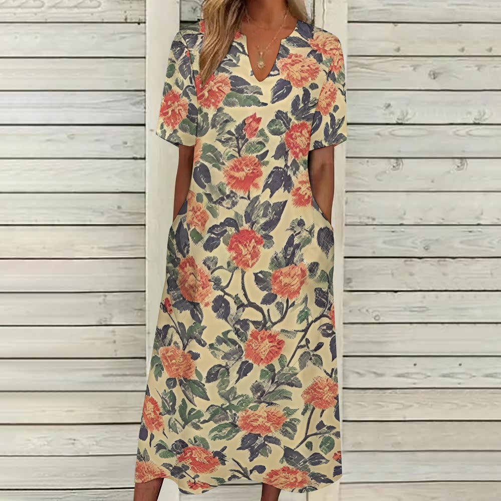 7-point sleeve dress