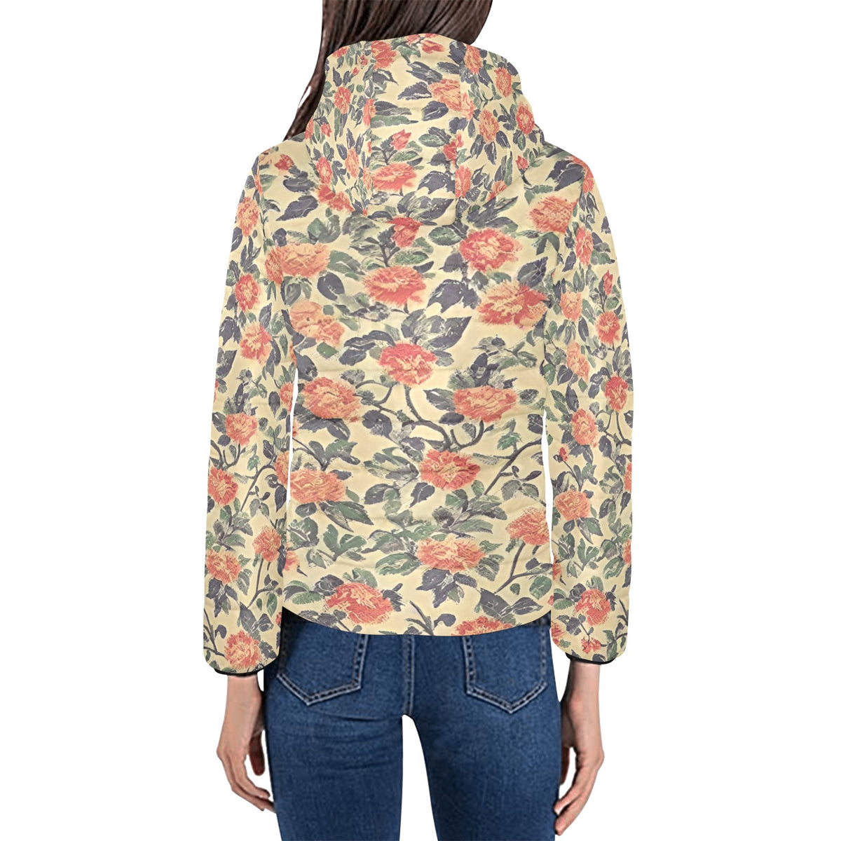 Women's Padded Hooded Jacket (H46)