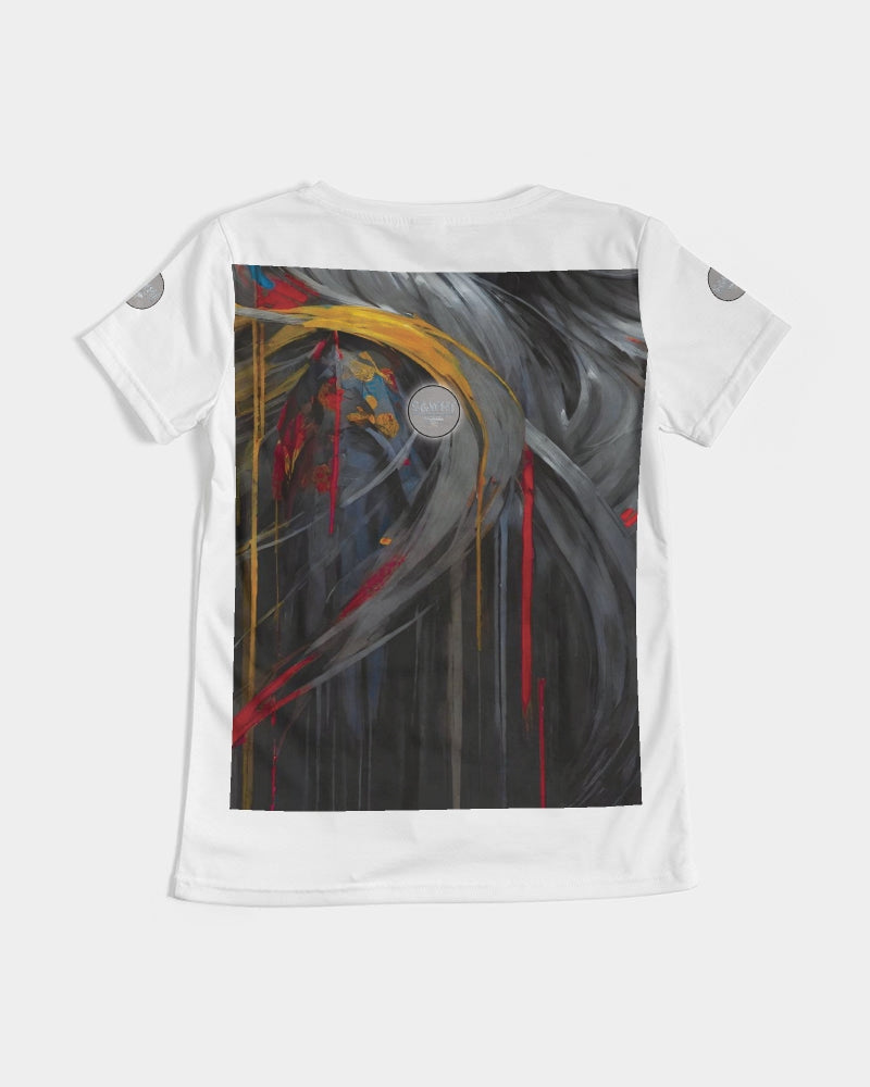Asian collection [Part 1] Women's All-Over Print V-Neck Tee