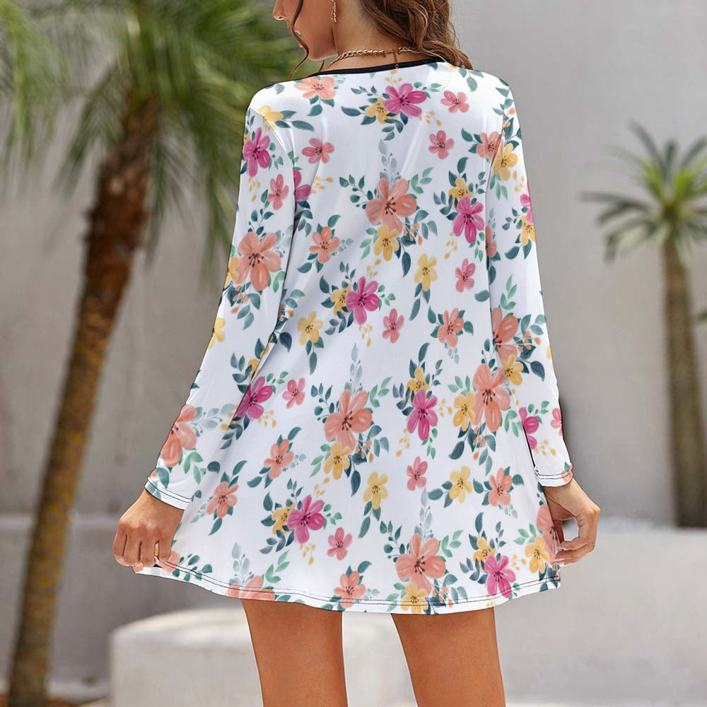 Long Sleeve Loose Dress