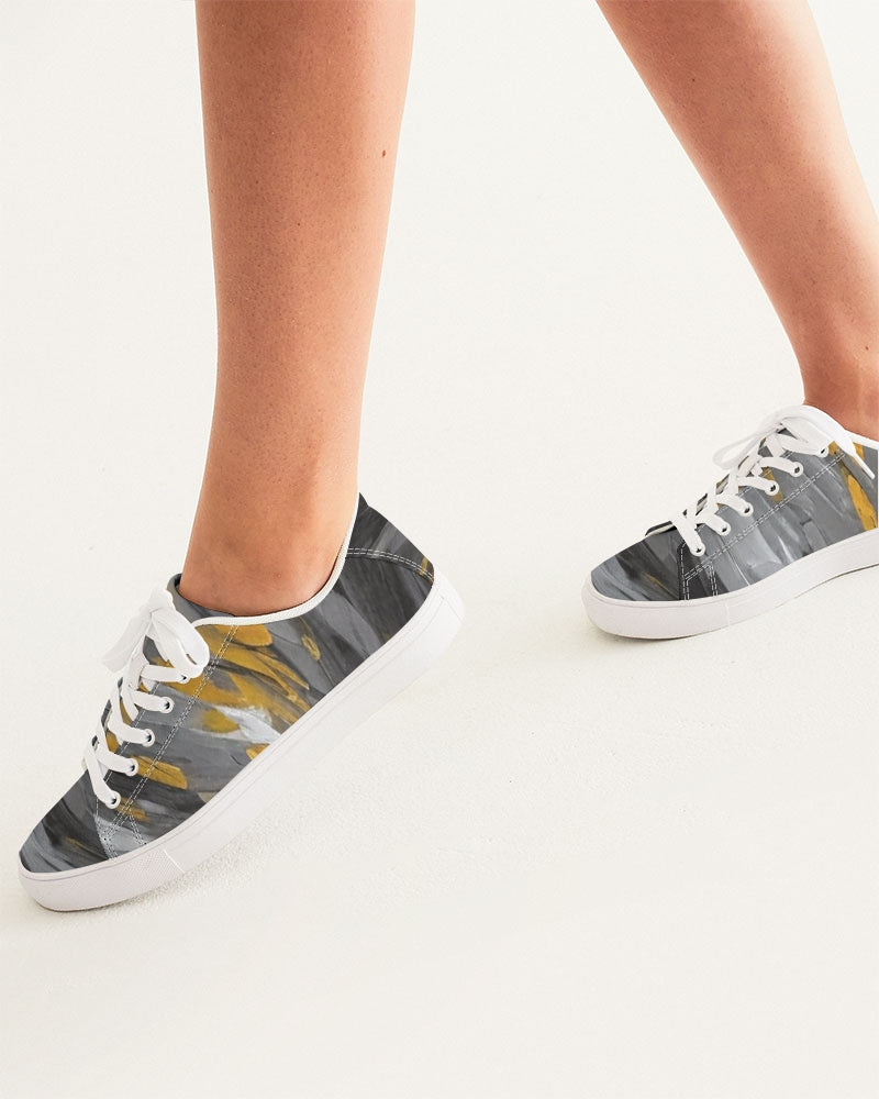 Black Sister Collection [Part 1 ] Women's Faux-Leather Sneaker