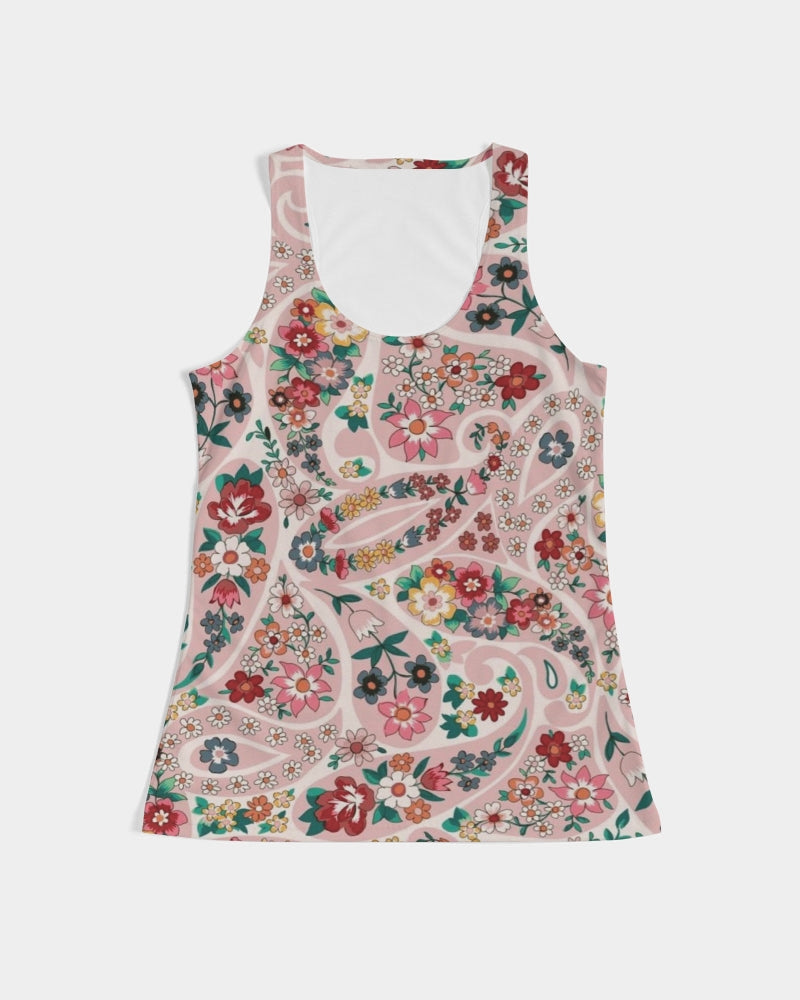 Pink abstract Pretty Sisters Women's All-Over Print Tank
