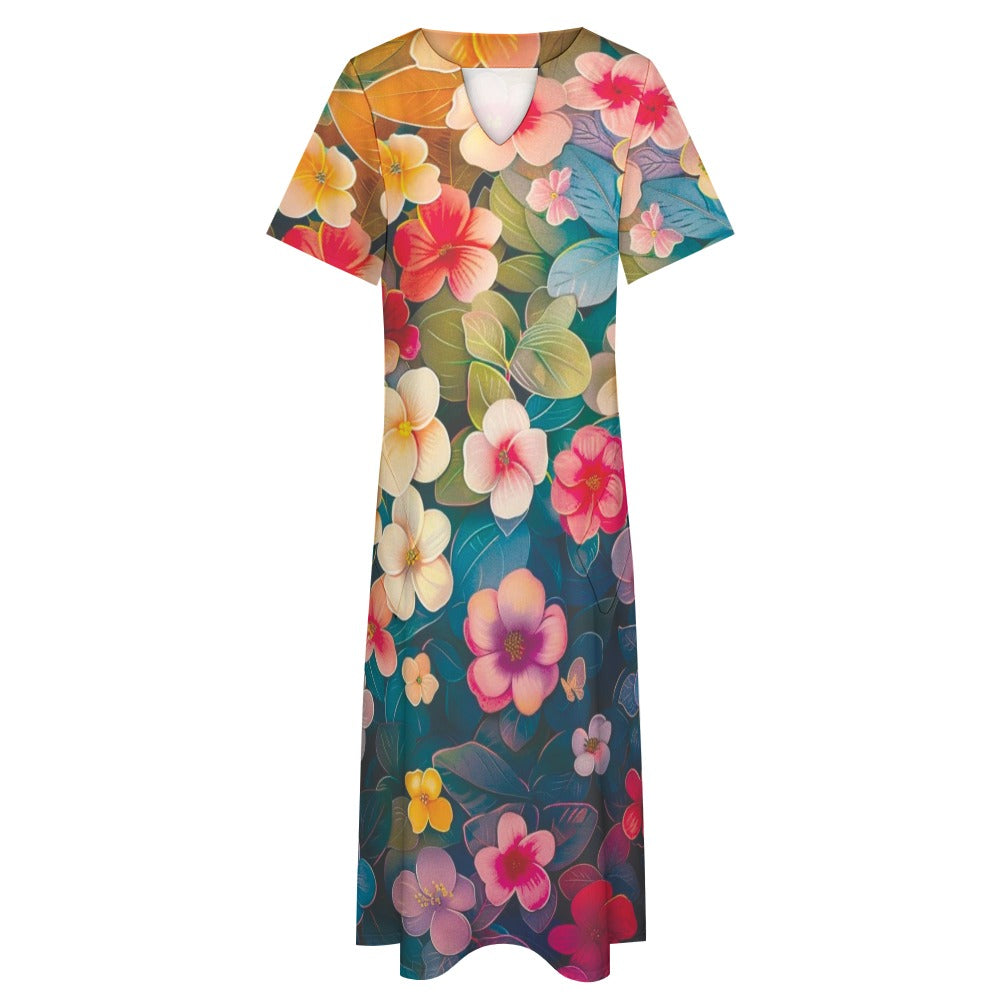 7-point sleeve dress