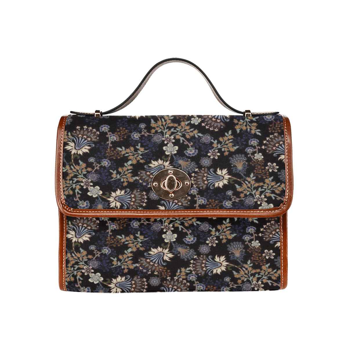 Waterproof Canvas Bag-Brown (All Over Print) (1641)