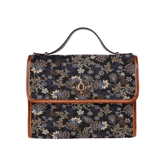 Waterproof Canvas Bag-Brown (All Over Print) (1641)