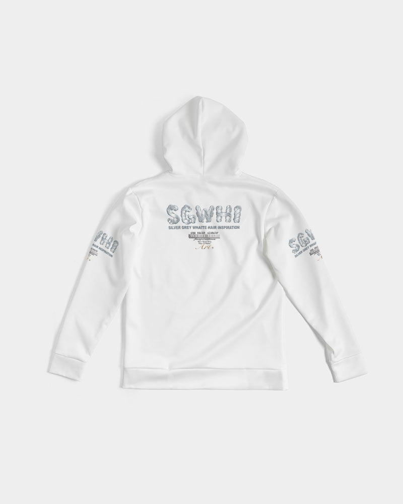 Black silver grey brother  Men's All-Over Print Hoodie