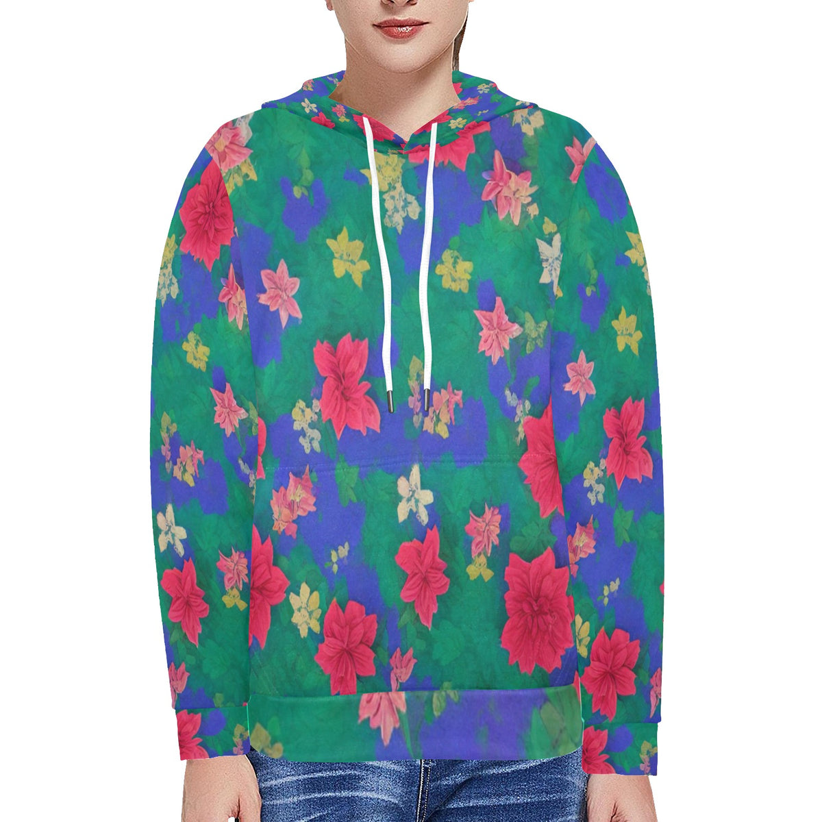 Women's Long Sleeve Fleece Hoodie new