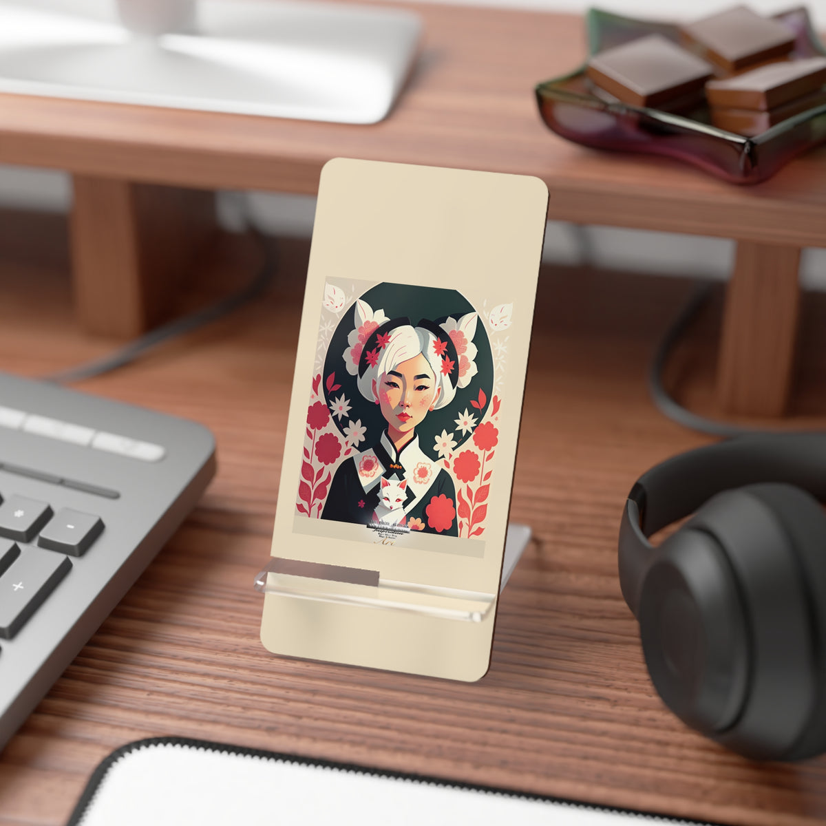 Asian Silverfox Mobile Display Stand for Smartphones