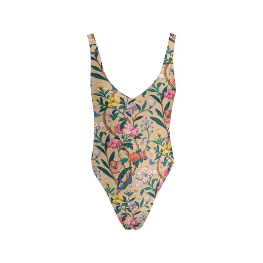 Women's Halter Straps Backless Swimsuit(Model S09)