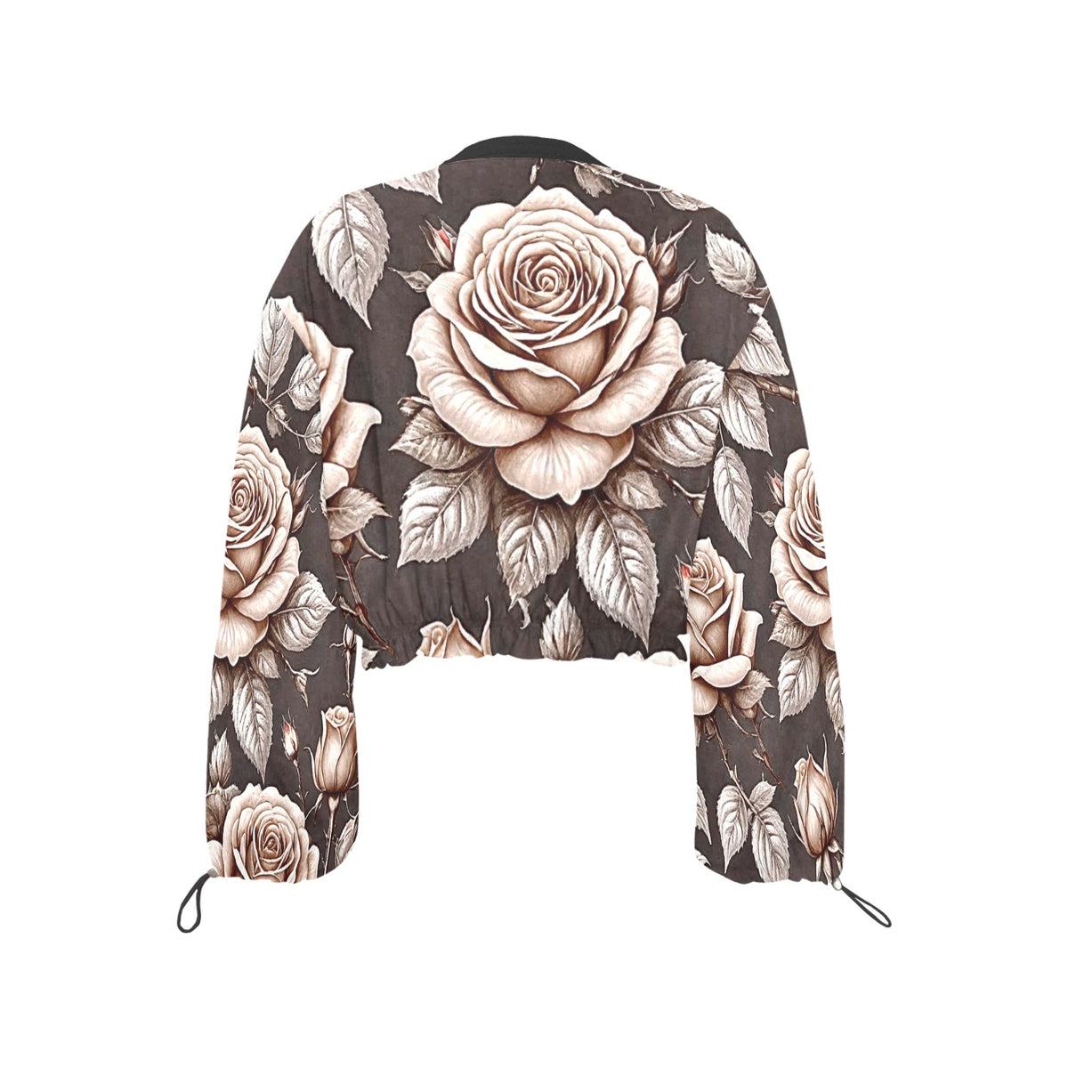 Women's Chiffon Cropped Jacket (Model H30)