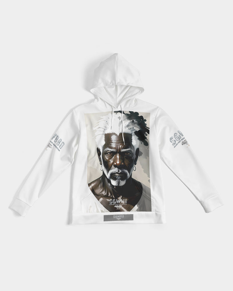 Black silver grey brother  Men's All-Over Print Hoodie