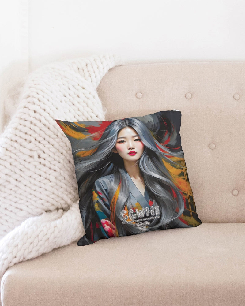 This is part three of a three part collection  Throw Pillow Case 16"x16"